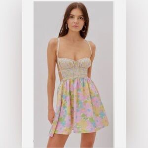 open lace back dress For Love & Lemons Emmaline Maxi Dress  Mikinola